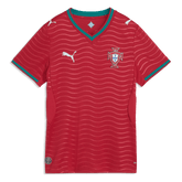 2026 Portugal Women's Stadium Home Soccer Jersey Club Red-Green Lagoon