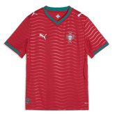 2026 Portugal Youth Stadium Home Soccer Jersey Club Red-Green Lagoon