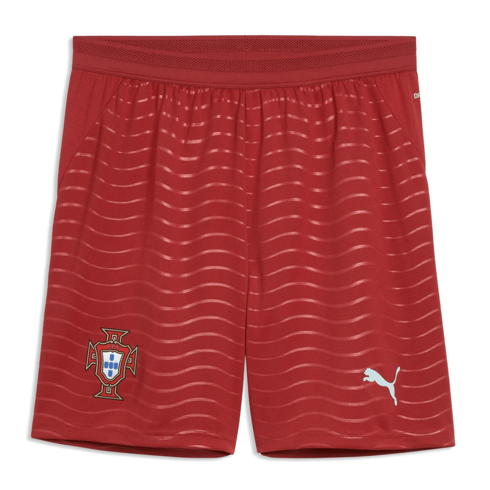 2026 Portugal Men's Stadium Home Shorts Club Red-Green Lagoon