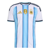 2026 Argentina Men's Authentic Home Soccer Jersey White / Icey Blue / Light Blue