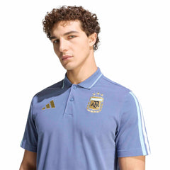 2026 Argentina Men's DNA Polo Crew Blue