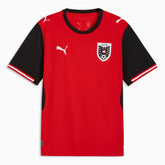 2026 Austria Men's Stadium Home Soccer Jersey Puma Red-Puma Black
