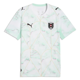2026 Austria Men's Stadium Away Soccer Jersey Puma White-Mint Melt