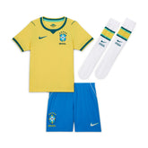 2026-27 Brazil Little Kids' Stadium Home Kit Canary/Light Menta/Geode Teal