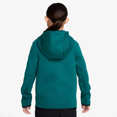 2026-27 Brazil Youth Full-Zip Tech Fleece Hoodie Geode Teal/Midwest Gold