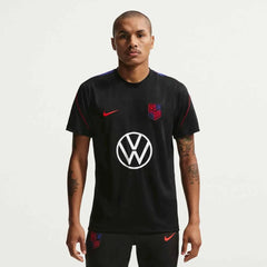 2026-27 USMNT Men's Strike Top Black/Deep Royal Blue/Challenge Red