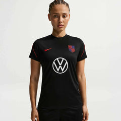 2026-27 USMNT Women's Strike Top Black/Black/Challenge Red