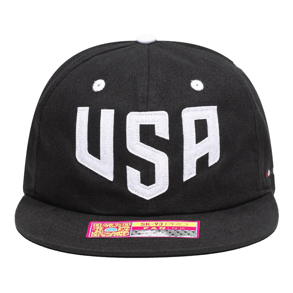 Fan Ink Collection USA Bankroll Snapback Hat Black
