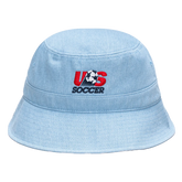Fan Ink Collection USA Soccer "Making History" Bucket Hat Light Blue