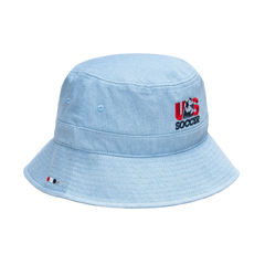 Fan Ink Collection USA Soccer "Making History" Bucket Hat Light Blue