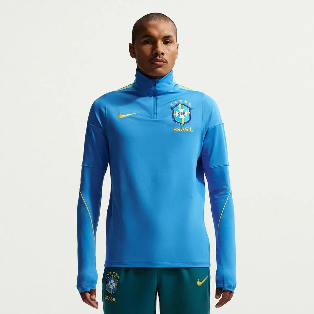 2026-27 Brazil Men's Strike Drill Top Light Photo Blue/Light Menta/Midwest Gold