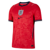 2026-27 England Men's Stadium Away Soccer Jersey Speed Red/Obsidian/White/Obsidian