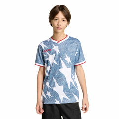 USA Youth Denim Graphic Jersey White / Dark Blue