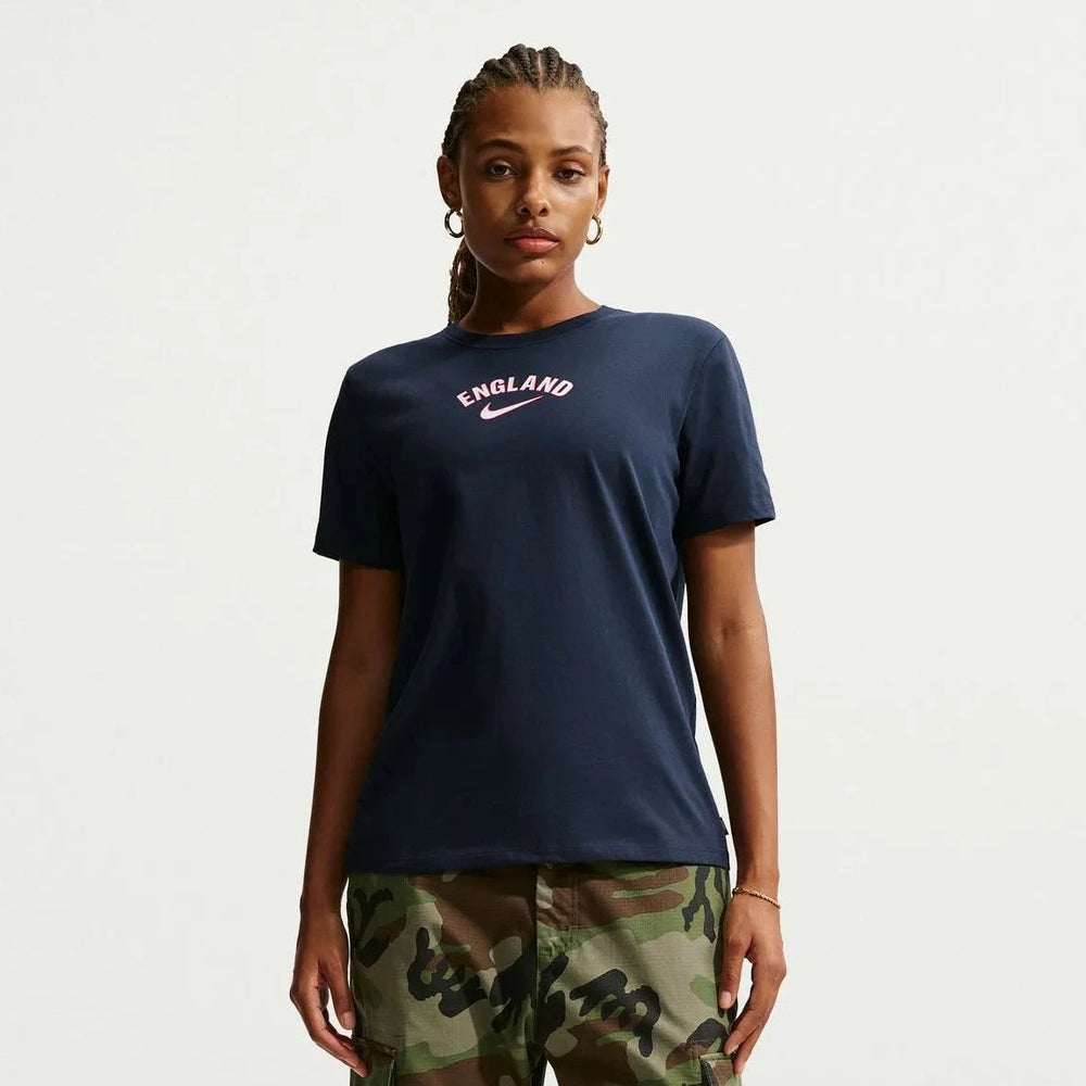2026-27 England Women's Wordmark Tee Obsidian