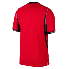 2026-27 England Men's Authentic Away Soccer Jersey Speed Red/Obsidian/White/Obsidian