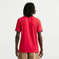 2026-27 England Men's Authentic Away Soccer Jersey Speed Red/Obsidian/White/Obsidian