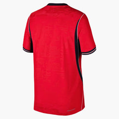 2026-27 England Youth Authentic Away Soccer Jersey Speed Red/Obsidian/White/Obsidian