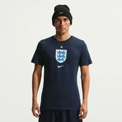 2026-27 England Men's Crest Tee Obsidian
