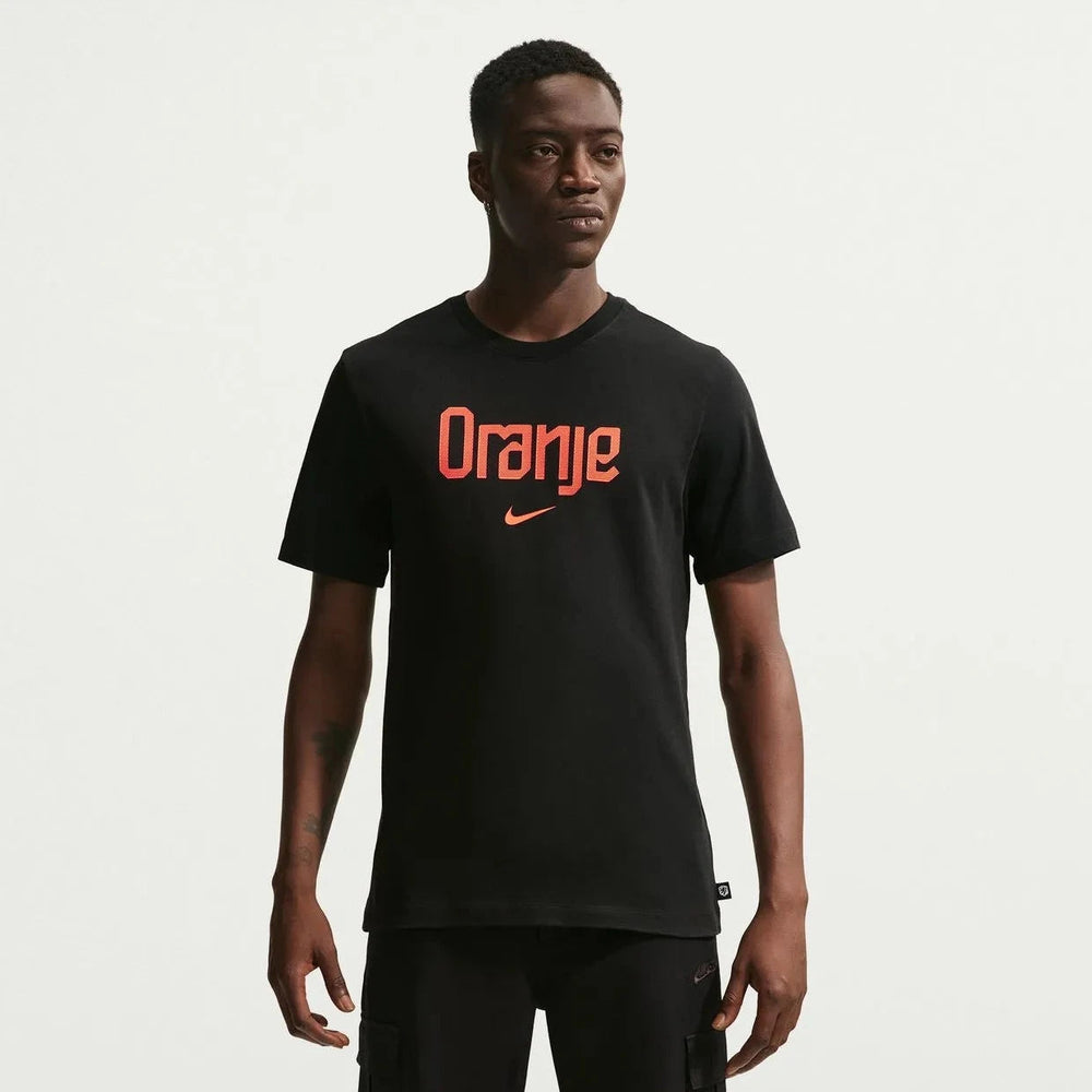 2026-27 Netherlands Men's Wordmark Tee Black