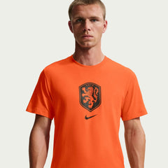 2026-27 Netherlands Men's Crest Tee Safety Orange