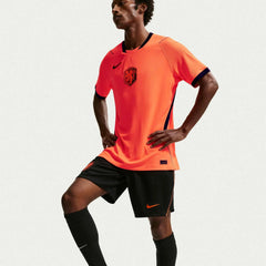 2026-27 Netherlands Men's Stadium Home Shorts Black/Hyper Crimson