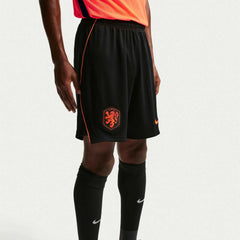 2026-27 Netherlands Men's Stadium Home Shorts Black/Hyper Crimson