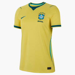 2026-27 Brazil Women's Stadium Home Soccer Jersey Canary/Light Menta/Geode Teal