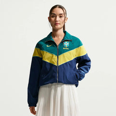 2026-27 Brazil Women's UV Woven Jacket Coastal Blue/Geode Teal/Midwest Gold/Midwest Gold