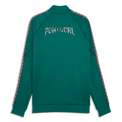 2026-27 Portugal Men's KING Anthem Jacket Green Lagoon-Ruby Shimmer