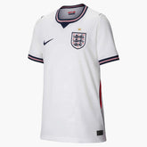 2026-27 England Youth Stadium Home Soccer Jersey White/Speed Red/Obsidian/Obsidian