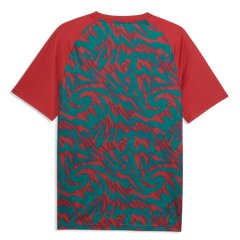 2026-27 Portugal Men's Pre-Match Soccer Jersey Club Red-Green Lagoon