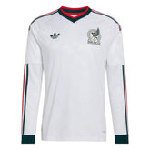 2026 Mexico Men's Authentic Away Long-Sleeve Soccer Jersey White