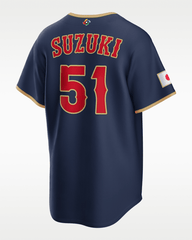 Seiya Suzuki Japan National Baseball Team 2026 World Baseball Classic Jersey
