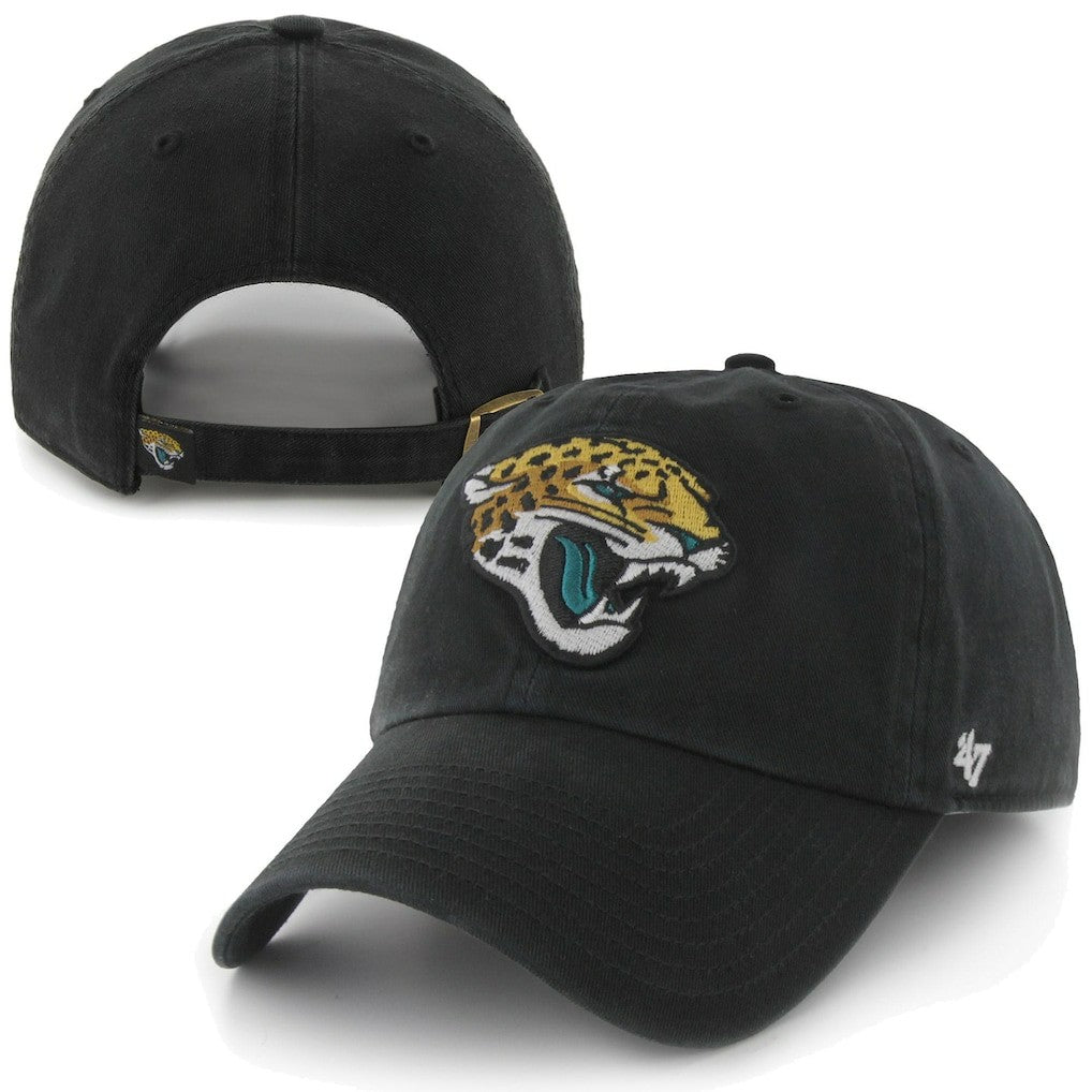 '47 Brand Jacksonville Jaguars New Logo Clean-Up Adjustable Slouch Hat - Black cheap