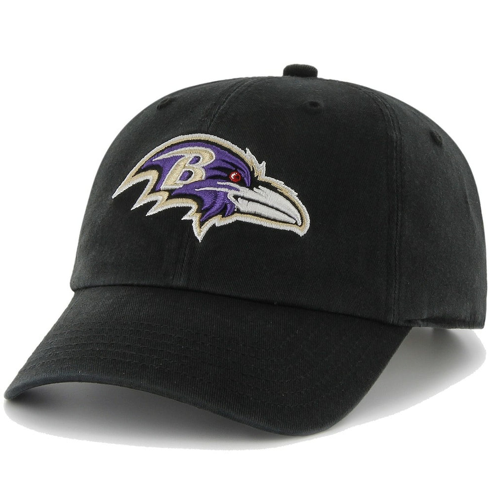 '47 Brand Baltimore Ravens Clean Up Adjustable Hat - Black for sale