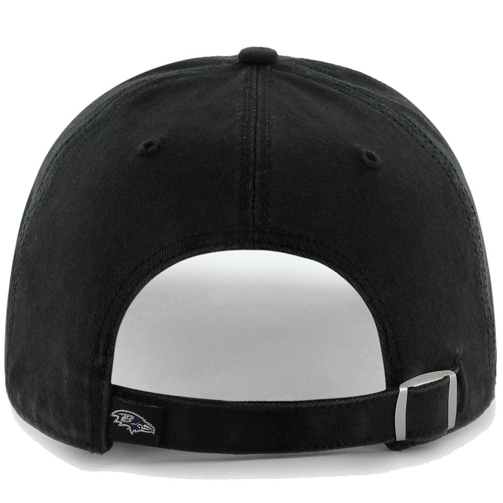 '47 Brand Baltimore Ravens Clean Up Adjustable Hat - Black for sale
