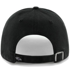 '47 Brand Baltimore Ravens Clean Up Adjustable Hat - Black for sale