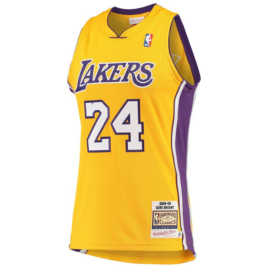 Kobe Bryant Hardwood Classics 2008-09 Authentic Jersey - Gold - Mens for sale