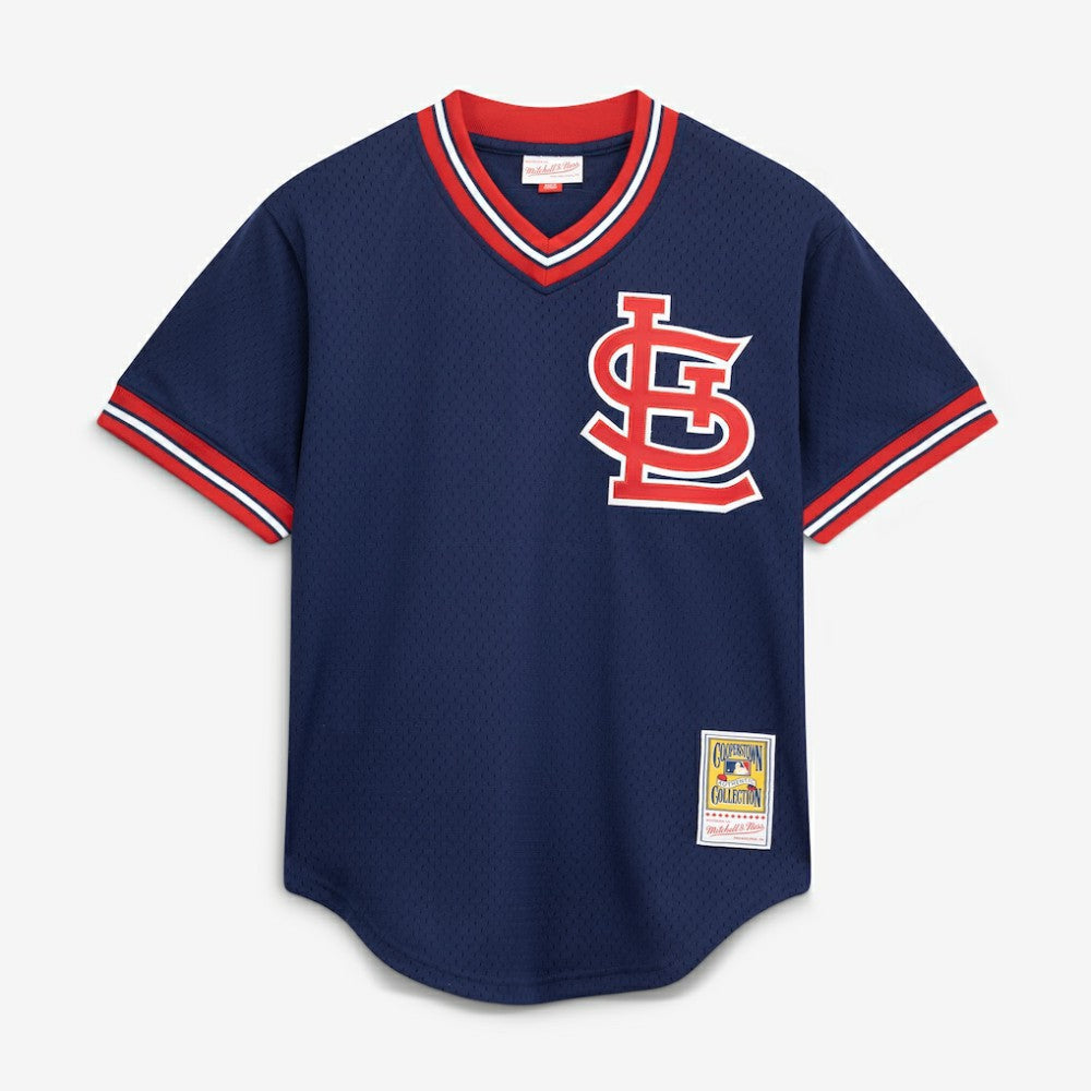 Ozzie Smith St. Louis Cardinals Authentic Batting Practice Jersey Navy
