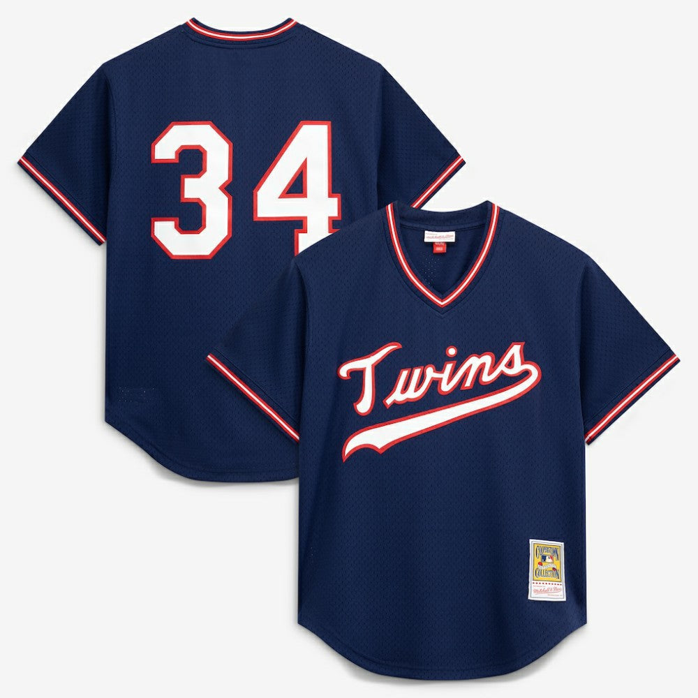 Kirby Puckett Minnesota Twins Authentic Batting Practice Jersey Navy
