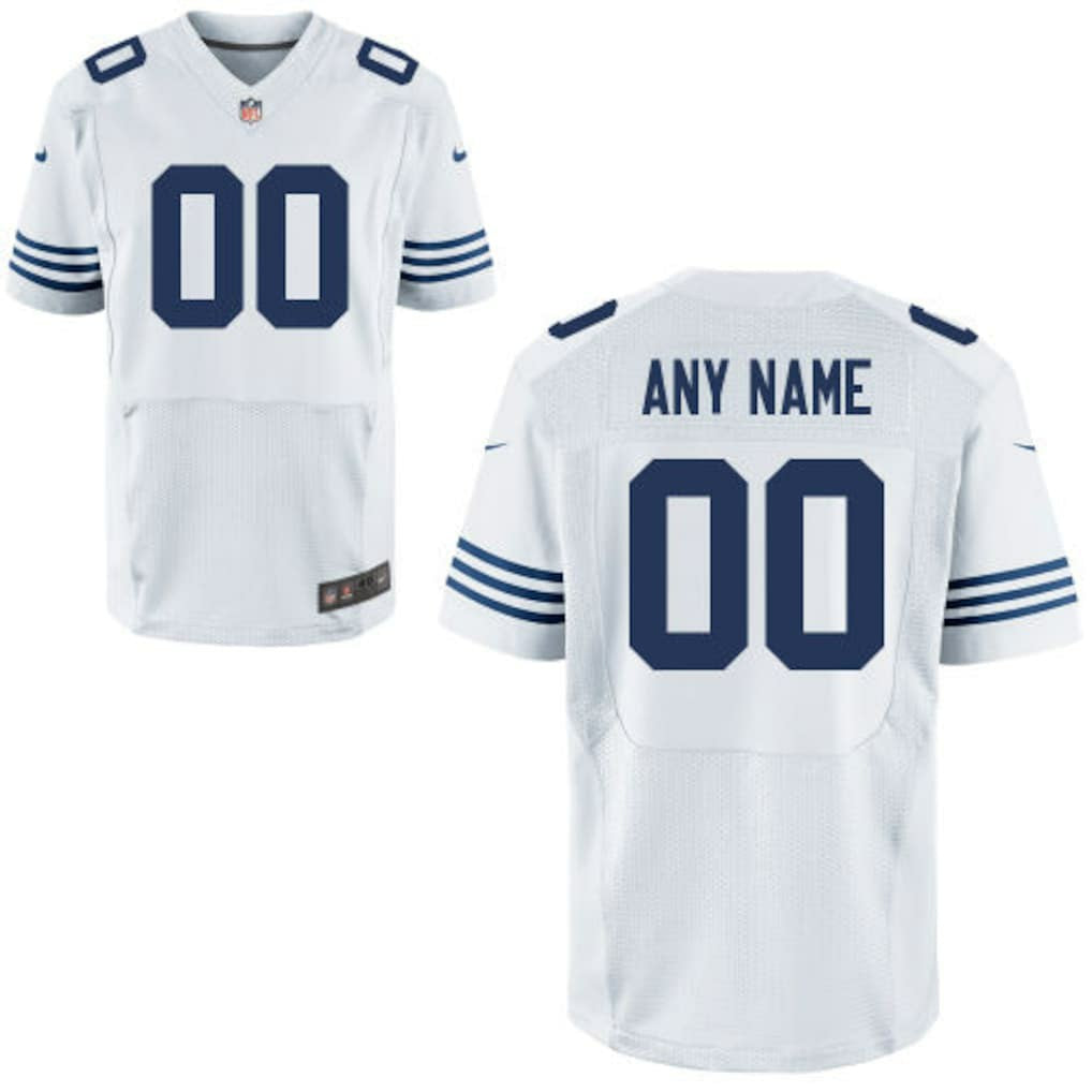 Indianapolis Colts Custom Alternate Elite Jersey - White on sale