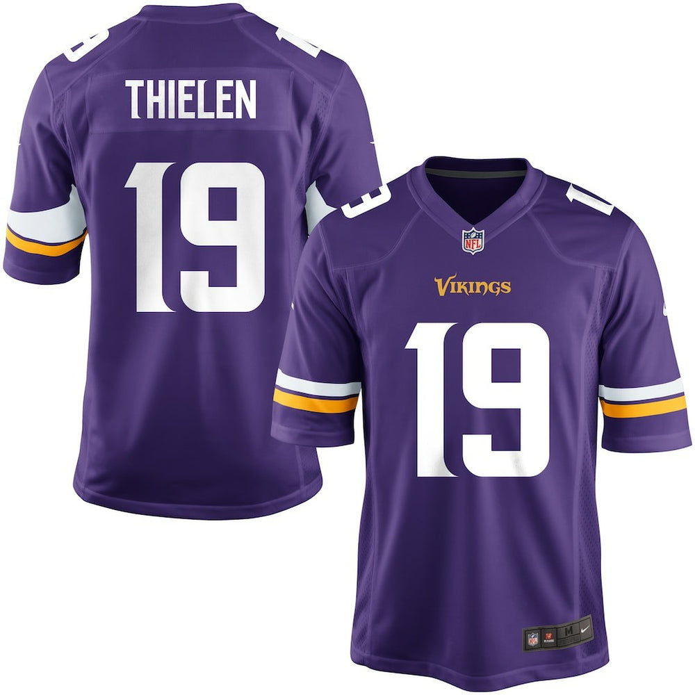 Youth Minnesota Vikings Adam Thielen Team Color Game Jersey discount