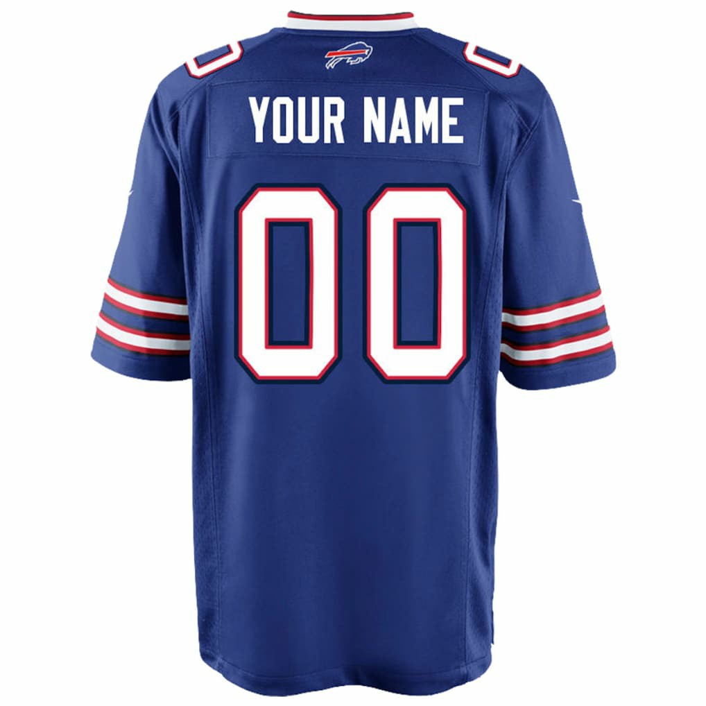 Buffalo Bills Youth Custom Game Jersey - Royal cheap
