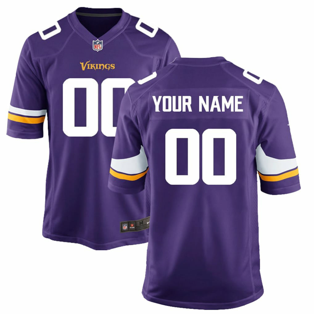 Minnesota Vikings Youth Custom Game Jersey on sale