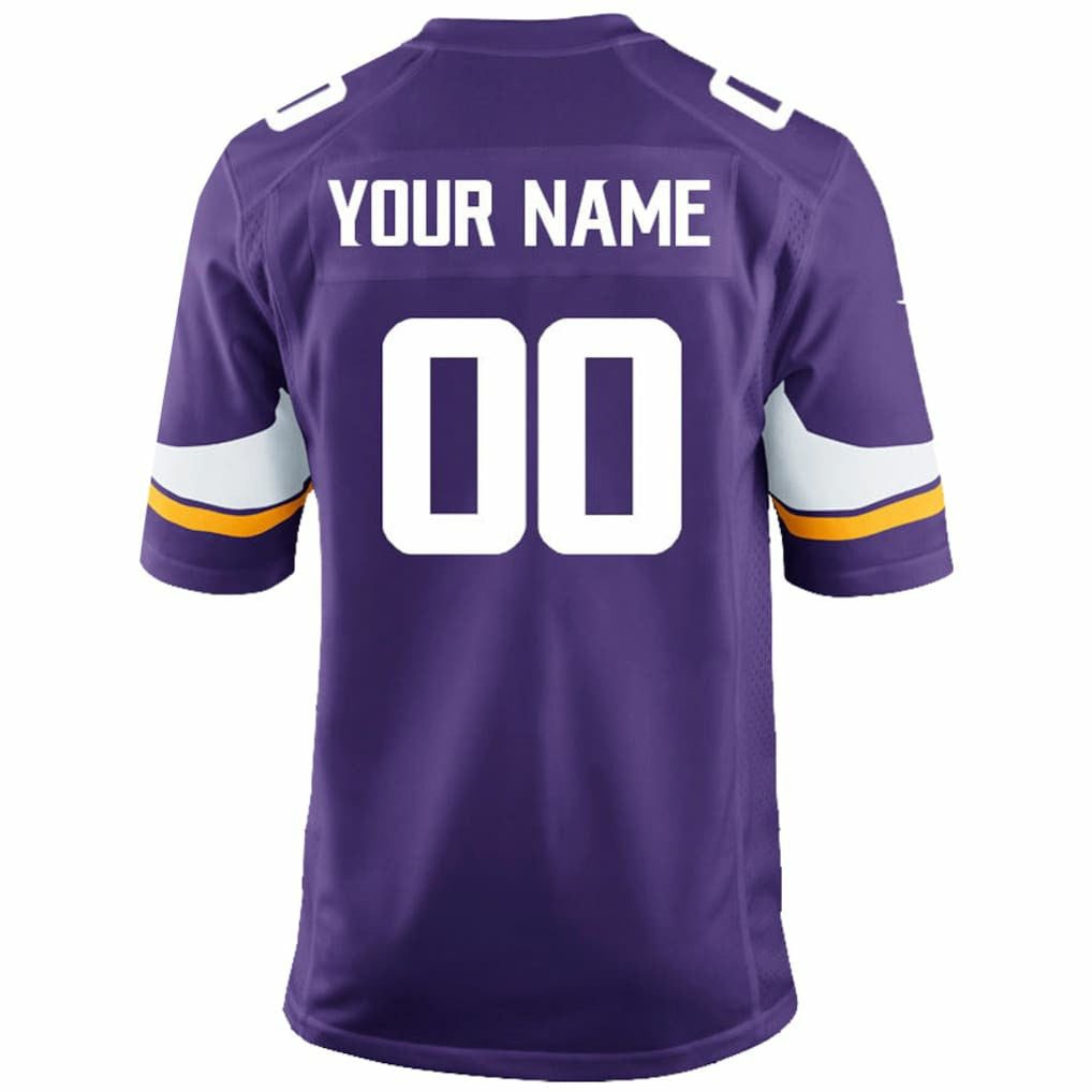 Minnesota Vikings Youth Custom Game Jersey on sale