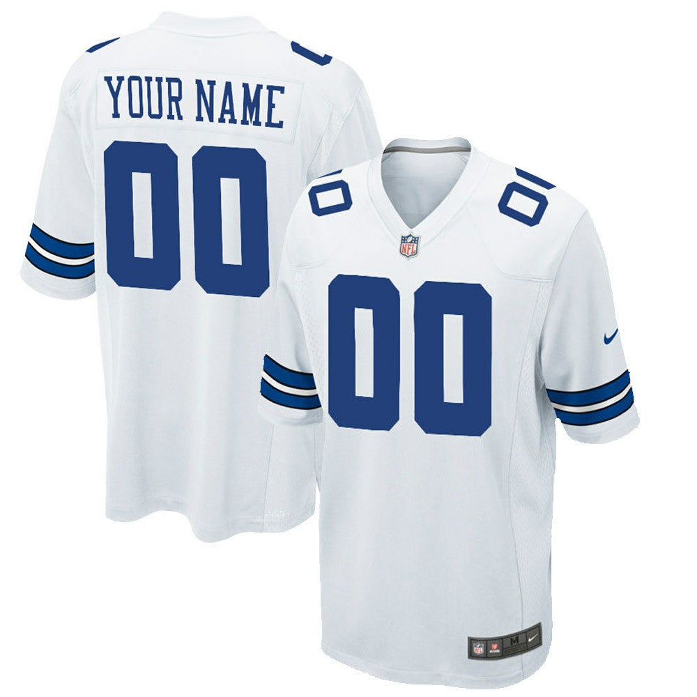 Dallas Cowboys Custom Youth Game Jersey discount