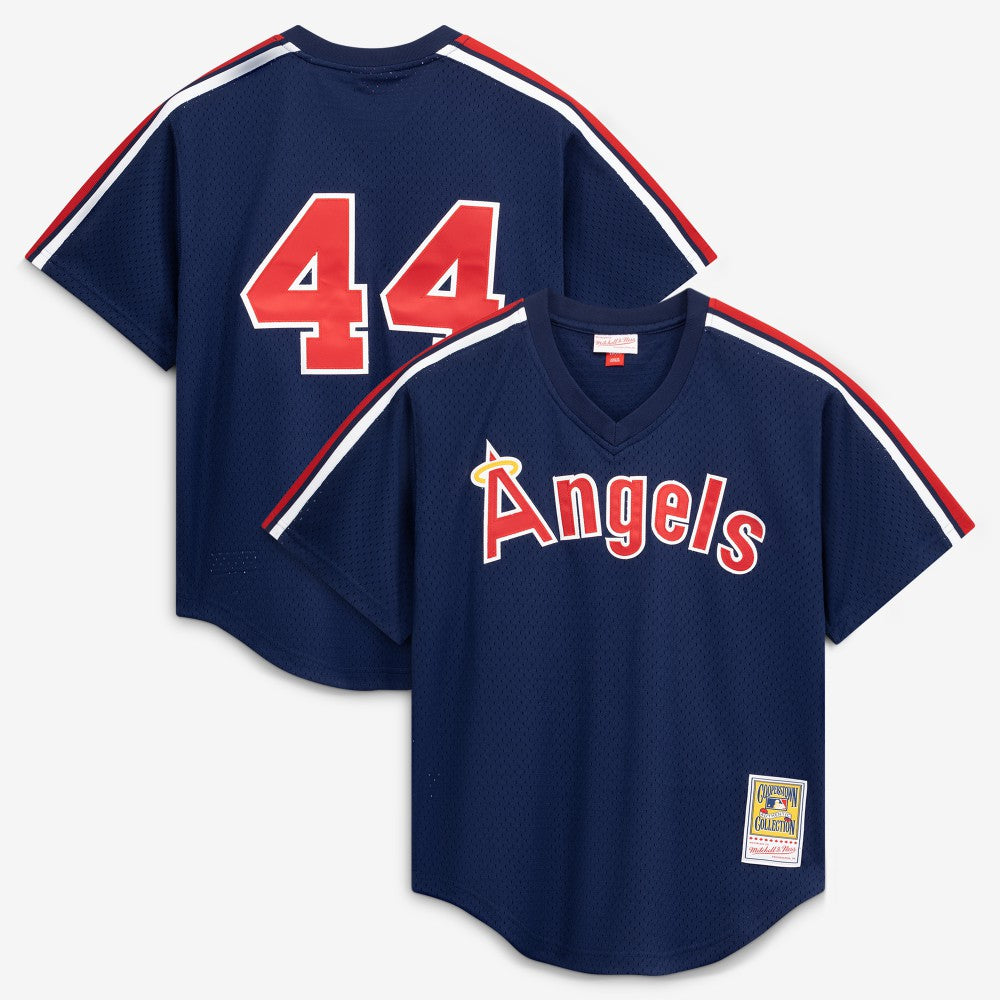Reggie Jackson California Angels Authentic Batting Practice Jersey Navy