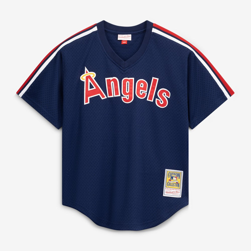 Reggie Jackson California Angels Authentic Batting Practice Jersey Navy