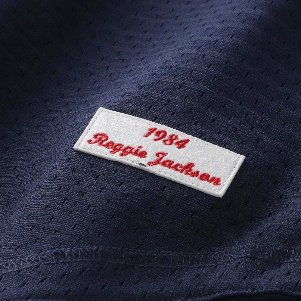 Reggie Jackson California Angels Authentic Batting Practice Jersey Navy