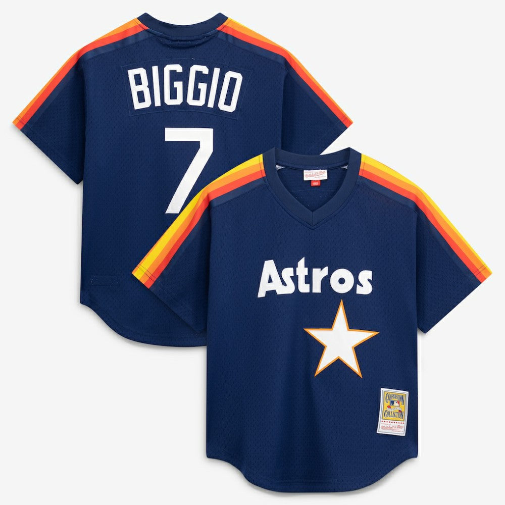 Craig Biggio Houston Astros Authentic Batting Practice Jersey Navy